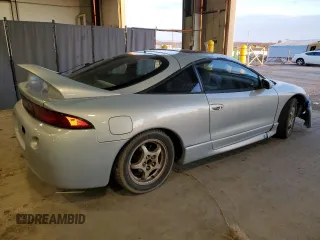 1997 Mitsubishi Eclipse GS-T with VIN 4A3AK54F9VE024251, listed as a Copart auction lot 46135205 with 199,366 mi miles and Salvage Title. Bid and sale history available at carsss.com. Image 3.