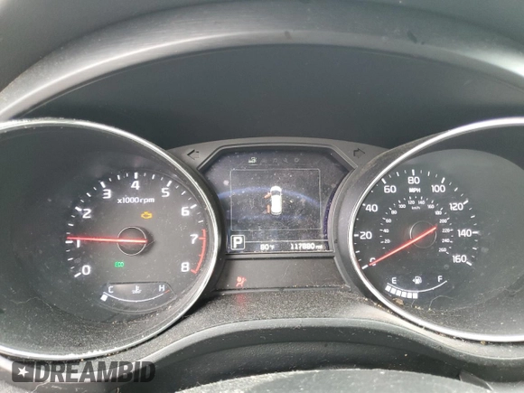 2018 Kia Sedona LX with VIN KNDMB5C12J6350371, listed as a Copart auction lot 71575374 with 117,880 mi miles and Salvage Title. Bid and sale history available at carsss.com. Image 9.