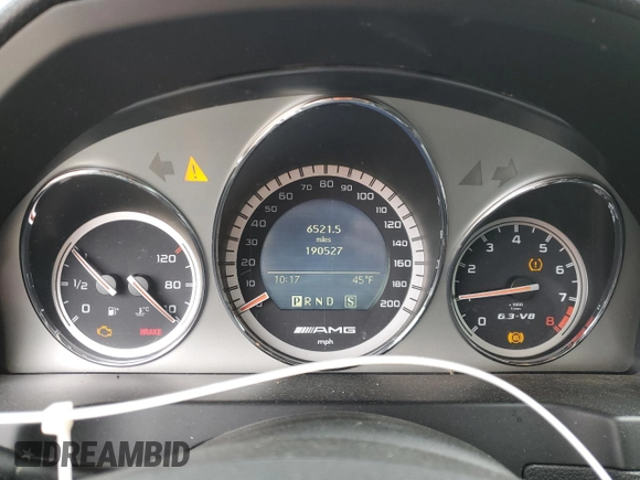 2009 Mercedes-Benz C 63 AMG with VIN WDDGF77X29F200760, listed as a Copart auction lot 42712085 with 190,527 mi miles and Salvage Title. Bid and sale history available at DreamBid. Image 9.
