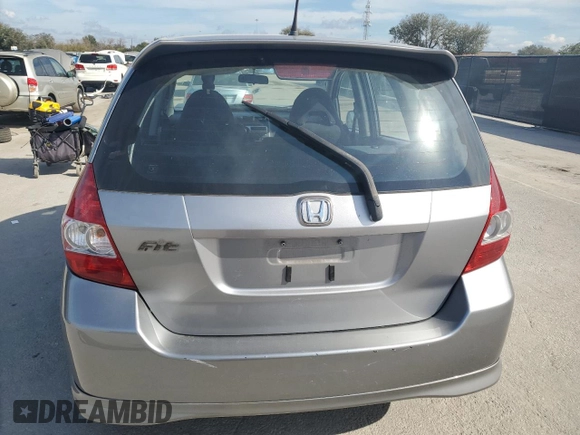2008 Honda Fit Sport with VIN JHMGD38678S039891, listed as a Copart auction lot 42755145 with 136,252 mi miles and Salvage Title. Bid and sale history available at carsss.com. Image 6.