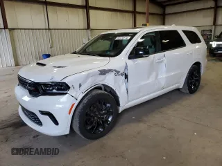 2022 Dodge Durango R/T Plus with VIN 1C4SDJCT2NC221694, listed as a Copart auction lot 83376174 with 46,893 mi miles and Salvage title. Bid and sale history available at DreamBid. Image 1.