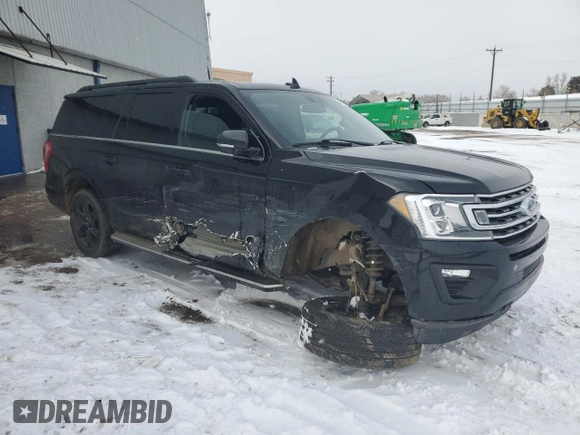 2021 Ford Expedition Max XLT with VIN 1FMJK1JT8MEA49626, listed as a Copart auction lot 43400355 with 87,415 mi miles and Salvage Title. Bid and sale history available at DreamBid. Image 4.