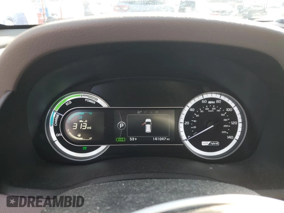 2017 Kia Niro FE with VIN KNDCB3LC4H5048467, listed as a Copart auction lot 48034895 with 141,047 mi miles and Clean Title. Bid and sale history available at carsss.com. Image 9.