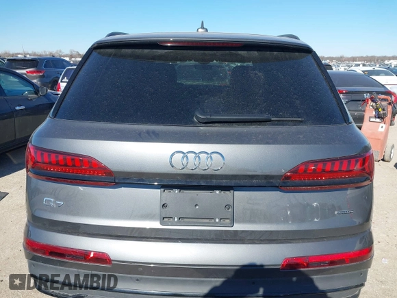 2024 Audi Q7 Premium Plus with VIN WA1LCBF75RD009328, listed as a IAAI auction lot 41366494 with 6,367 mi miles and . Bid and sale history available at DreamBid. Image 16.