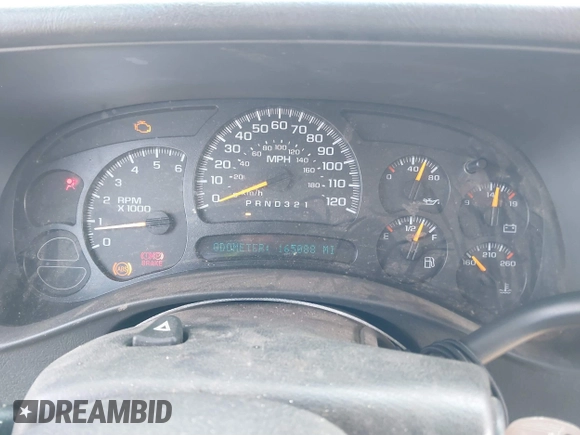 2006 Chevrolet Silverado 1500 Work Truck with VIN 1GCEC19X86Z167990, listed as a IAAI auction lot 41730563 with 165,088 mi miles. Bid and sale history available at carsss.com. Image 7.