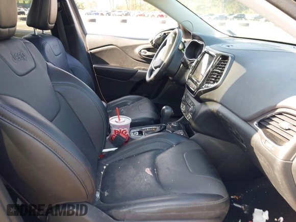 2022 Jeep Cherokee Limited with VIN 1C4PJMDX9ND509157, listed as a IAAI auction lot 42179093 with 34,638 mi miles and . Bid and sale history available at DreamBid. Image 5.