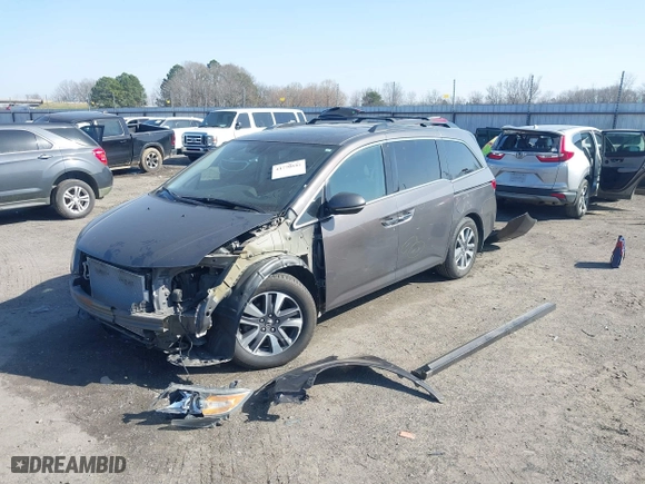 2014 Honda Odyssey Touring with VIN 5FNRL5H96EB014346, listed as a IAAI auction lot 41770881 with 205,514 mi miles. Bid and sale history available at carsss.com. Image 18.