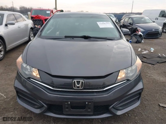 2014 Honda Civic Coupe EX with VIN 2HGFG3B89EH503895, listed as a IAAI auction lot 41046352 with NaN miles. Bid and sale history available at carsss.com. Image 12.