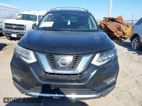 2017 Nissan Rogue SL with VIN 5N1AT2MVXHC859907, listed as a IAAI auction lot 41672011 with 108,949 mi miles. Bid and sale history available at carsss.com. Image 12.