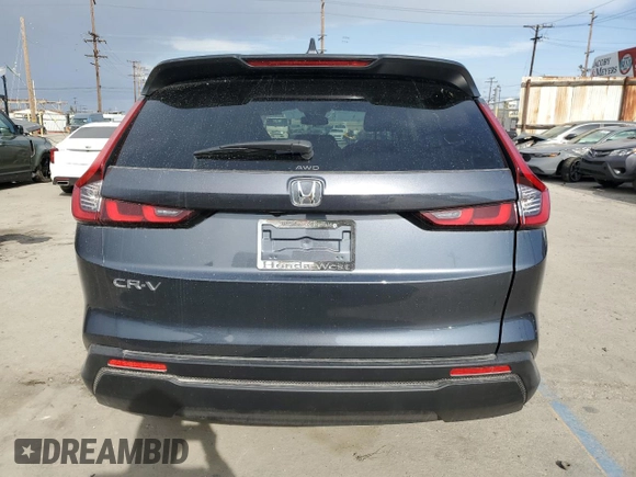 2025 Honda CR-V EX with VIN 2HKRS4H48SH418344, listed as a Copart auction lot 51974595 with 4,658 mi miles and Salvage Title. Bid and sale history available at DreamBid. Image 6.