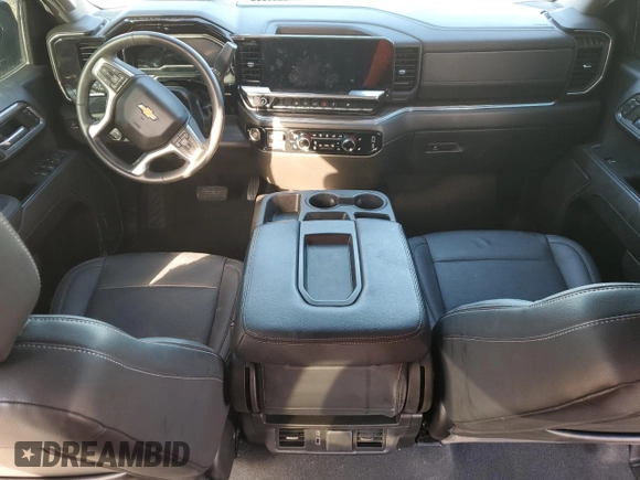 2024 Chevrolet Silverado 1500 LT with VIN 1GCPACEK7RZ172204, listed as a Copart auction lot 77741014 with 9,590 mi miles and Salvage Title. Bid and sale history available at DreamBid. Image 8.