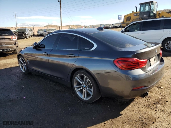 2018 BMW 4 Series 430i with VIN WBA4J1C56JBG77135, listed as a Copart auction lot 76942874 with 100,310 mi miles and Salvage Title. Bid and sale history available at carsss.com. Image 2.