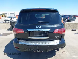 2015 Infiniti QX80 with VIN JN8AZ2NF5F9574668, listed as a IAAI auction lot 41777456 with 131,606 mi miles. Bid and sale history available at carsss.com. Image 17.