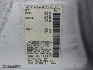 2018 Nissan Altima 2.5 SL with VIN 1N4AL3AP3JC163577, listed as a IAAI auction lot 41406241 with 138,214 mi miles. Bid and sale history available at carsss.com. Image 9.