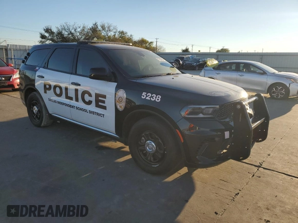 2023 Dodge Durango Pursuit with VIN 1C4SDJFT9PC688755, listed as a Copart auction lot 77966484 with Not provided miles and Salvage title. Bid and sale history available at DreamBid. Image 4.