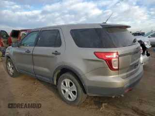 2013 Ford Utility Police Interceptor with VIN 1FM5K8AR4DGC16888, listed as a Copart auction lot 76956344 with 122,918 mi miles and Salvage Title. Bid and sale history available at carsss.com. Image 2.