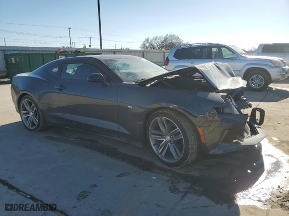 2018 Chevrolet Camaro 2LT with VIN 1G1FD1RS0J0185914, listed as a Copart auction lot 45894945 with 46,000 mi miles and Salvage Title. Bid and sale history available at carsss.com. Image 4.
