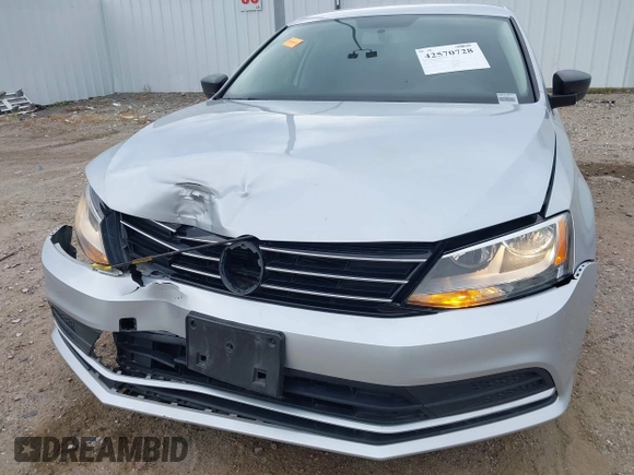 2015 Volkswagen Jetta S with VIN 3VW2K7AJ2FM312911, listed as a IAAI auction lot 42570728 with 94,385 mi miles and . Bid and sale history available at DreamBid. Image 6.