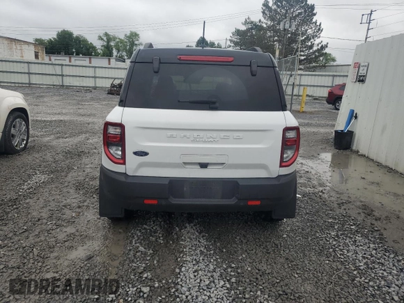 2023 Ford Bronco Sport Outer Banks with VIN 3FMCR9C68PRD71887, listed as a Copart auction lot 61337695 with 28,508 mi miles and Salvage title. Bid and sale history available at DreamBid. Image 6.