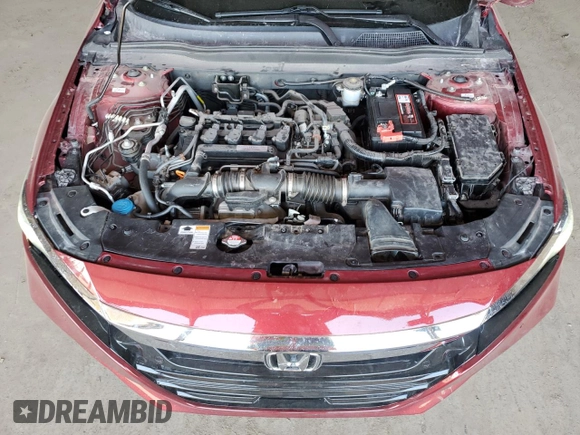 2018 Honda Accord Touring with VIN 1HGCV1F96JA096160, listed as a Copart auction lot 61502425 with 59,901 mi miles and Salvage title. Bid and sale history available at DreamBid. Image 11.