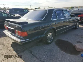 1990 Mercedes-Benz 560 with VIN WDBCA39EXLA503543, listed as a Copart auction lot 65978444 with 195,635 mi miles and Clean Title. Bid and sale history available at DreamBid. Image 3.