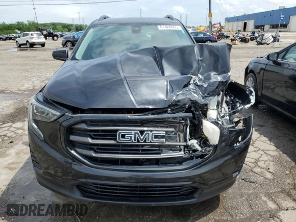 2020 GMC Terrain SLE with VIN 3GKALMEV2LL172632, listed as a Copart auction lot 61428865 with Not provided miles and Salvage title. Bid and sale history available at DreamBid. Image 5.