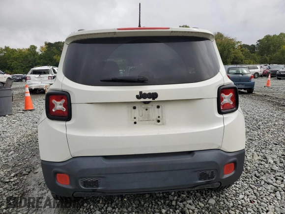 2017 Jeep Renegade Altitude with VIN ZACCJABB4HPF69471, listed as a Copart auction lot 71410304 with 89,519 mi miles and Salvage title. Bid and sale history available at DreamBid. Image 6.