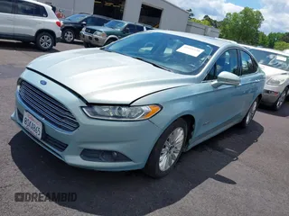 2014 Ford Fusion SE Hybrid with VIN 3FA6P0LU7ER154559, listed as a IAAI auction lot 42198548 with 244,630 mi miles. Bid and sale history available at carsss.com. Image 2.