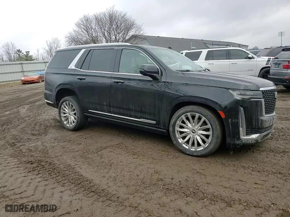 2021 Cadillac Escalade Premium Luxury with VIN 1GYS4CKL7MR349089, listed as a Copart auction lot 85086864 with 63,045 mi miles and Salvage Title. Bid and sale history available at carsss.com. Image 12.