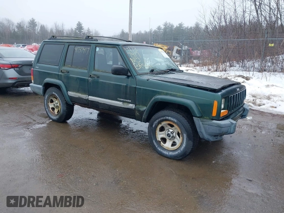 1999 Jeep Cherokee Sport with VIN 1J4FF68S8XL554570, listed as a IAAI auction lot 41737417 with 98,678 mi miles and . Bid and sale history available at DreamBid. Image 1.
