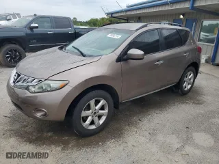 2009 Nissan Murano LE with VIN JN8AZ18W09W141271, listed as a Copart auction lot 70055714 with 208,271 mi miles and Salvage Title. Bid and sale history available at carsss.com. Image 1.