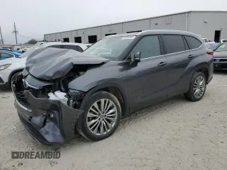 2023 Toyota Highlander L with VIN 5TDKDRAHXPS048084, listed as a Copart auction lot 44780355 with 35,141 mi miles and Salvage title. Bid and sale history available at DreamBid. Image 1.