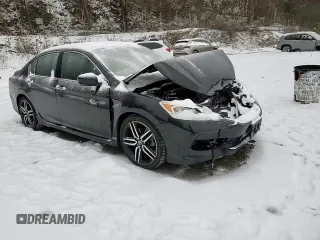 2017 Honda Accord Sedan Sport with VIN 1HGCR2F57HA186841, listed as a Copart auction lot 43878395 with 94,580 mi miles and Non Repairable. Bid and sale history available at carsss.com. Image 11.