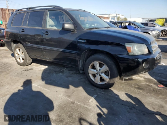 2007 Toyota Highlander Hybrid with VIN JTEGW21A370023066, listed as a Copart auction lot 87265684 with 152,857 mi miles and Non Repairable. Bid and sale history available at carsss.com. Image 4.