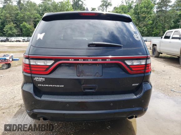 2017 Dodge Durango GT with VIN 1C4RDHDG6HC904866, listed as a Copart auction lot 58278415 with 172,586 mi miles and Salvage title. Bid and sale history available at DreamBid. Image 6.