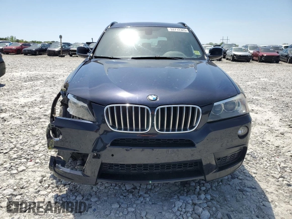 2014 BMW X3 xDrive35i with VIN 5UXWX7C53EL984609, listed as a Copart auction lot 53712325 with 138,180 mi miles and Salvage Title. Bid and sale history available at DreamBid. Image 5.