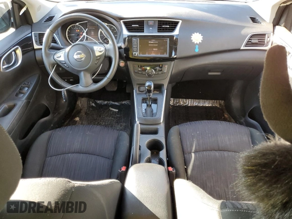2019 Nissan Sentra SV with VIN 3N1AB7AP5KY389541, listed as a Copart auction lot 45292595 with 44,587 mi miles and Salvage Title. Bid and sale history available at DreamBid. Image 8.