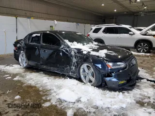 2014 Audi S4 Premium Plus with VIN WAUDGAFL9EA049975, listed as a Copart auction lot 44577865 with 138,743 mi miles and Salvage Title. Bid and sale history available at carsss.com. Image 4.