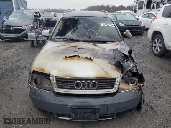 2005 Audi allroad A6 V8 with VIN WA1YD64B45N003185, listed as a Copart auction lot 83961104 with Not Provided miles and Clean Title. Bid and sale history available at DreamBid. Image 5.