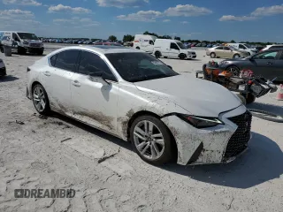 2023 Lexus IS 300 with VIN JTHCA1D27P5125889, listed as a Copart auction lot 50439775 with 2,192 mi miles and Non repairable. Bid and sale history available at DreamBid. Image 4.