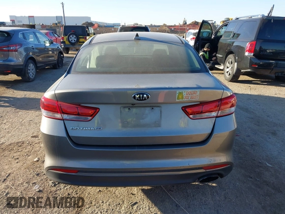 2016 Kia Optima LX with VIN 5XXGT4L39GG102599, listed as a IAAI auction lot 41748147 with 104,712 mi miles. Bid and sale history available at carsss.com. Image 16.
