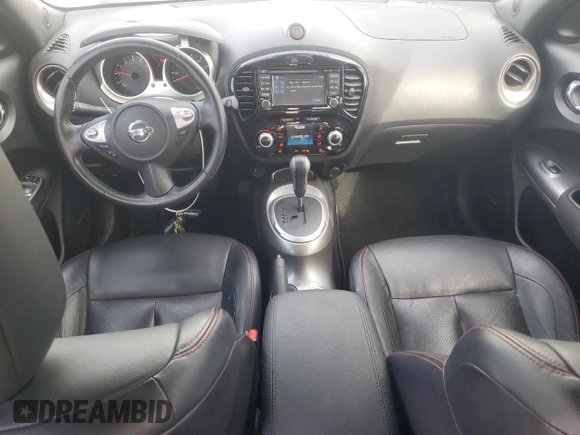 2015 Nissan Juke S with VIN JN8AF5MR5FT505956, listed as a Copart auction lot 51015955 with 41,185 mi miles and Salvage Title. Bid and sale history available at carsss.com. Image 8.