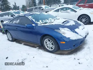 2001 Toyota Celica GT with VIN JTDDR32T510084673, listed as a IAAI auction lot 41583635 with 223,283 mi miles. Bid and sale history available at carsss.com. Image 1.