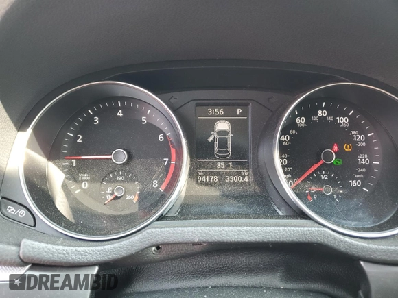 2016 Volkswagen Passat S with VIN 1VWAS7A30GC065064, listed as a Copart auction lot 60083525 with 94,178 mi miles and Salvage title. Bid and sale history available at DreamBid. Image 9.