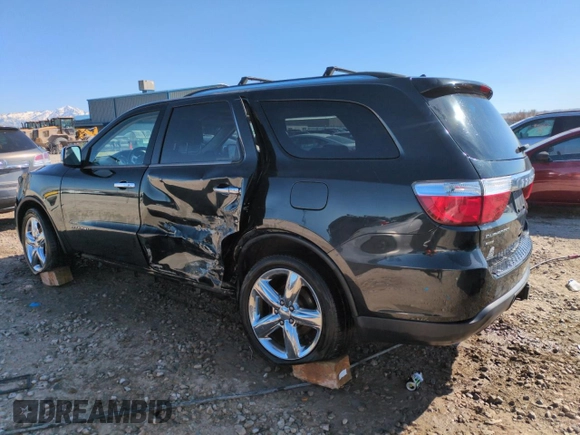 2012 Dodge Durango Citadel with VIN 1C4RDJEG7CC330910, listed as a Copart auction lot 47069995 with 166,864 mi miles and Salvage title. Bid and sale history available at DreamBid. Image 2.