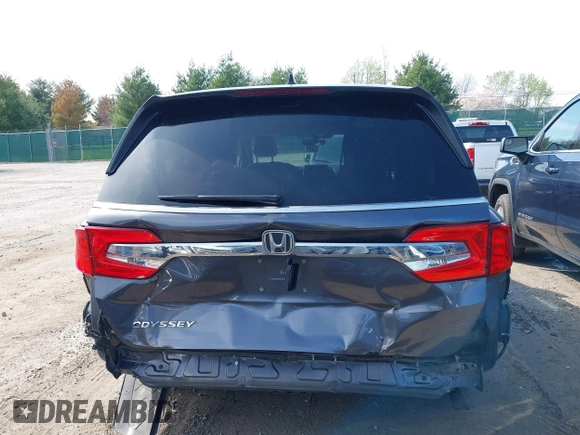 2018 Honda Odyssey EX-L with VIN 5FNRL6H77JB101803, listed as a IAAI auction lot 41927622 with 147,587 mi miles. Bid and sale history available at carsss.com. Image 6.