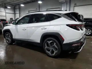 2022 Hyundai Tucson Limited with VIN 5NMJECAE1NH014076, listed as a Copart auction lot 50549165 with 25,652 mi miles and Salvage Title. Bid and sale history available at carsss.com. Image 2.