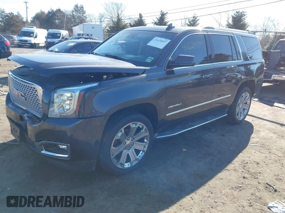 2016 GMC Yukon Denali with VIN 1GKS2CKJ0GR252965, listed as a IAAI auction lot 41628897 with 109,828 mi miles. Bid and sale history available at carsss.com. Image 17.