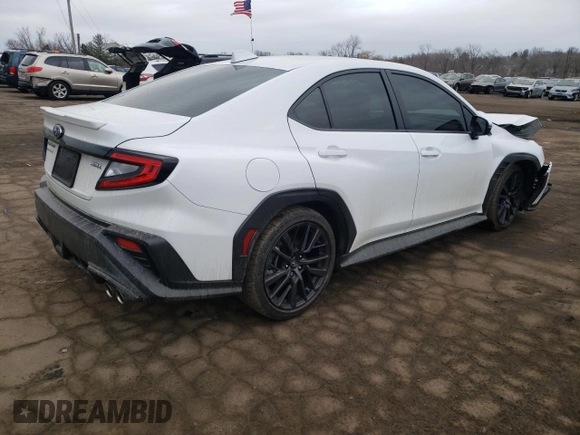 2024 Subaru WRX Limited with VIN JF1VBAN61R9813574, listed as a Copart auction lot 47877155 with 258 mi miles and Salvage title. Bid and sale history available at DreamBid. Image 3.