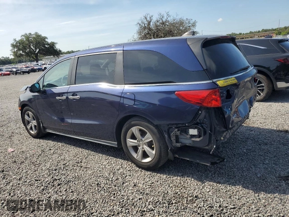 2020 Honda Odyssey EX with VIN 5FNRL6H57LB017398, listed as a Copart auction lot 64489775 with 50,588 mi miles and Salvage title. Bid and sale history available at DreamBid. Image 2.
